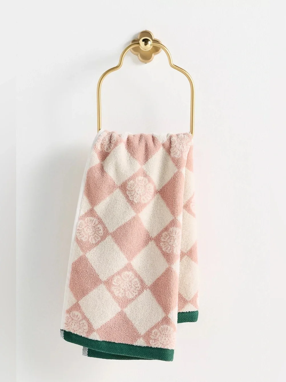Anthropologie Cotton Woven Pattern Towel Collection